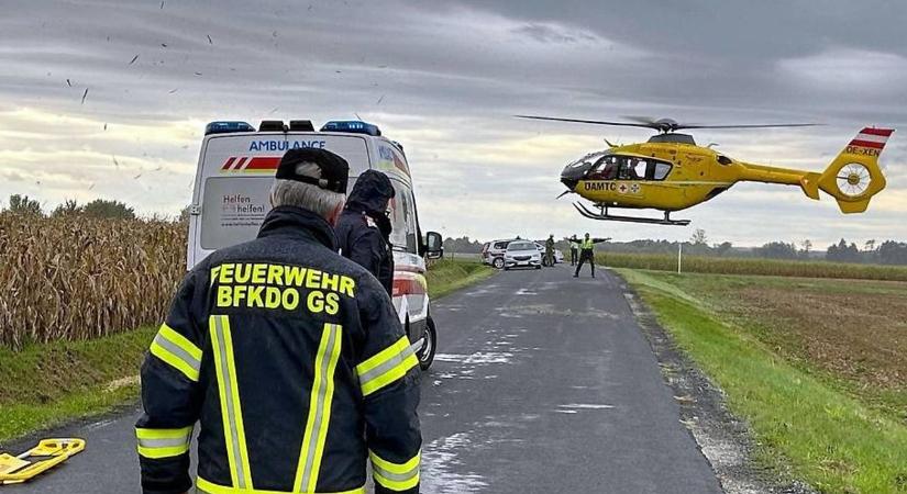 Súlyos baleset Ausztriában: mentőhelikopter is érkezett a helyszínre