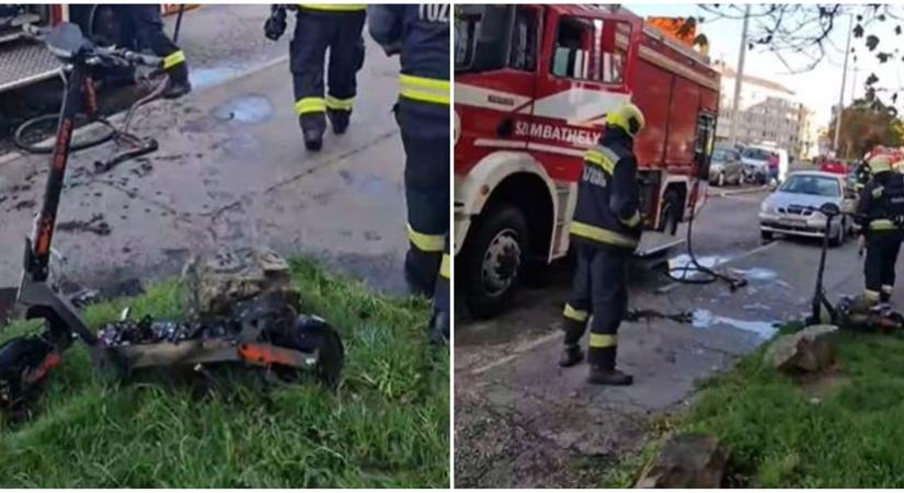 Gyerekszobában szikrázó roller miatt kellett menekülni egy családnak Szombathelyen