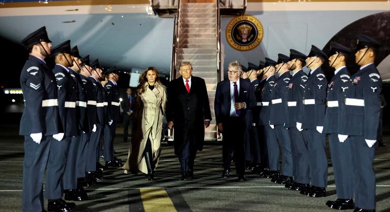 „Buliházban” töltötte első londoni éjszakáját Donald Trump - Donald Trump állami látogatása az Egyesült Királyságban