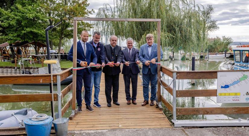 Átadták a keszthelyi kikötőbővítést