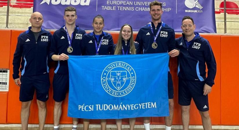 Óriási sikert értek el a PTE sportolói