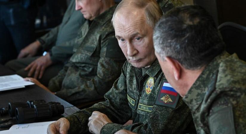 Putyin is megjelent a Zapad–2025 hadgyakorlaton, több mint 100 ezer katona vett részt rajta