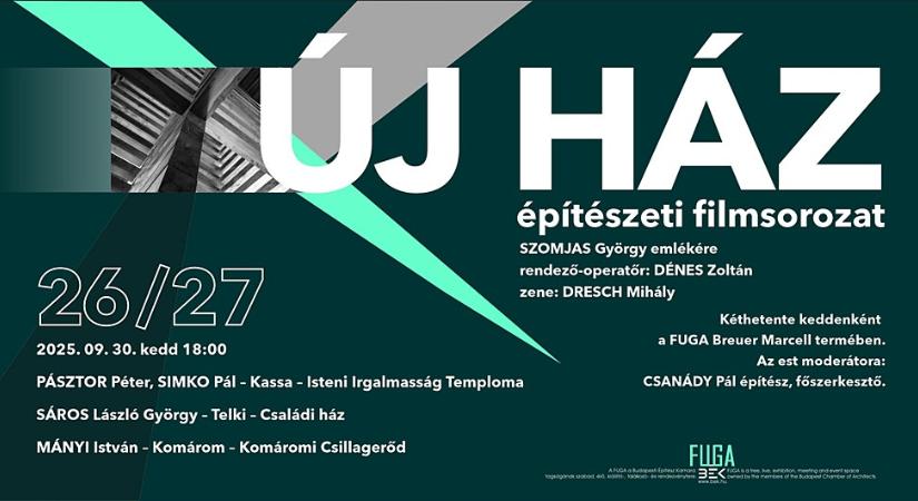 FUGA Filmklub – ÚJ HÁZ 26/27