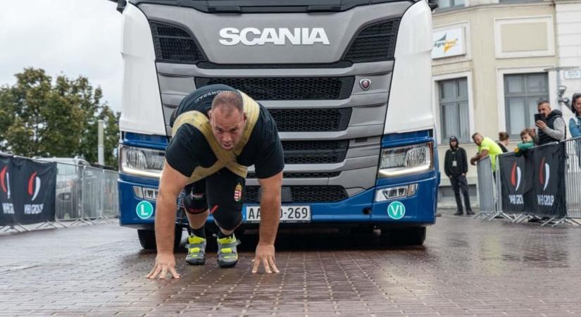 Kamiont húztak Győrben, Bábolnán emelték és cipelték a súlyokat