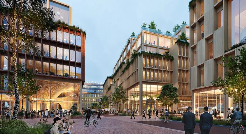 A világ legnagyobb fából épült városa – Stockholm Wood City