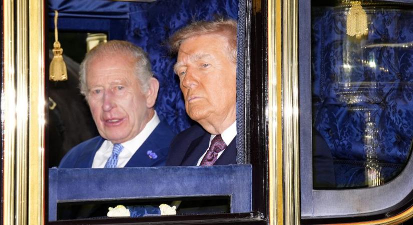 Donald Trumpot fogadja III. Károly brit király