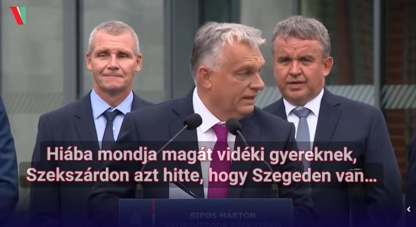 Orbán Viktor Szekszárdon: van szufla Szeged városában