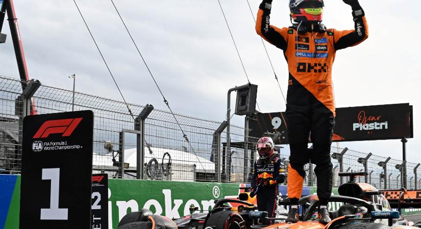 F1: Piastri nem matekozik, győzni megy Bakuba