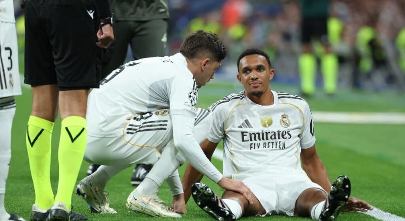 Combsérülést szenvedett a Real Madrid sztárja, több hétre kidőlt