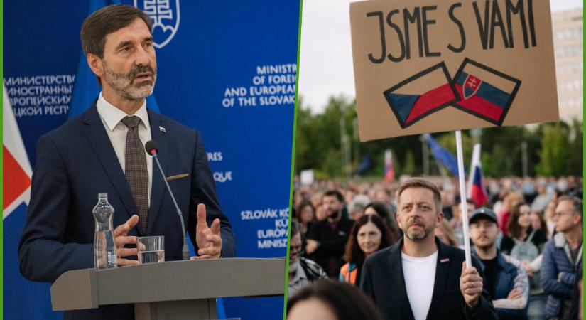 Blanár reagált a cseh belügyminiszter pozsonyi ellenzéki tüntetésen való részvételére