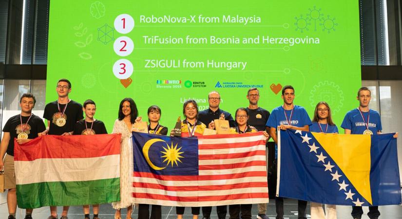 Világszínvonalú magyar siker robotépítésben
