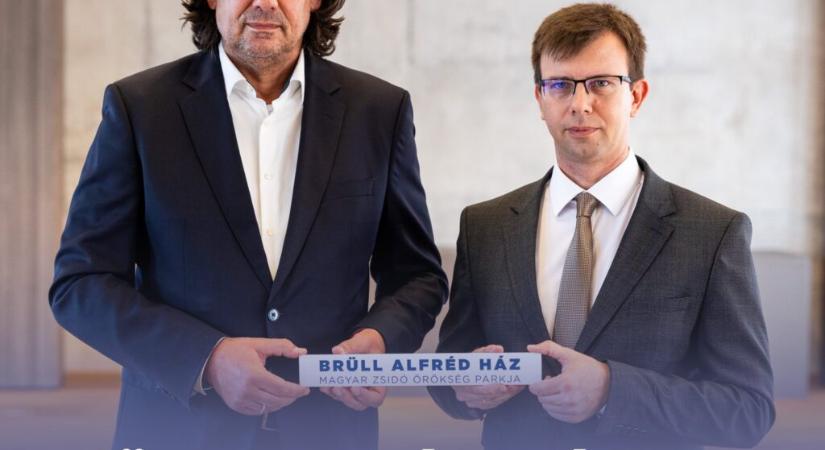 „Brüll Alfréd Ház – Magyar Zsidó Örökség Parkja” – lesz a Sorsok házából