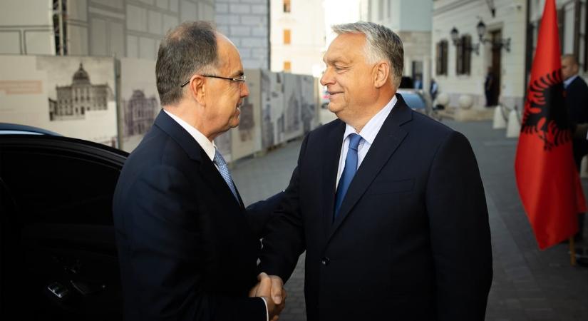 Orbán Viktor az Albán elnökkel tárgyalt
