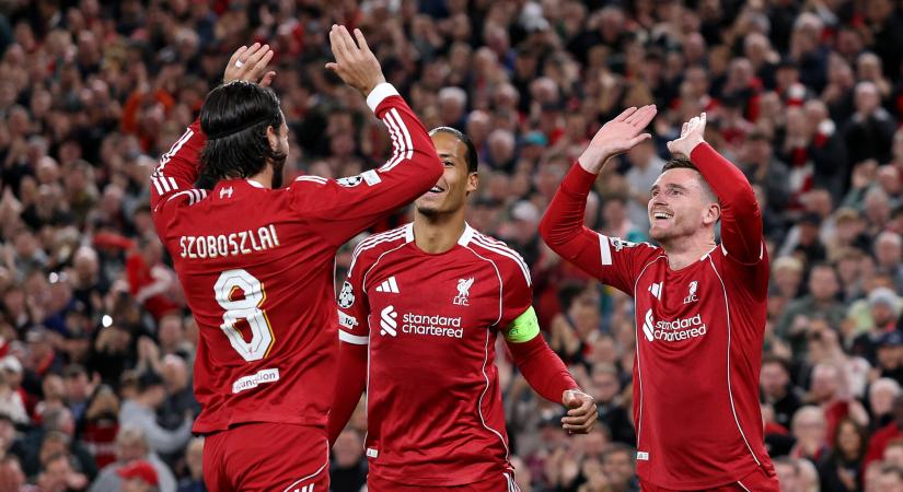 Szoboszlai-gólpassz, drámai Pool-siker – A Bayern nyerte a nap rangadóját