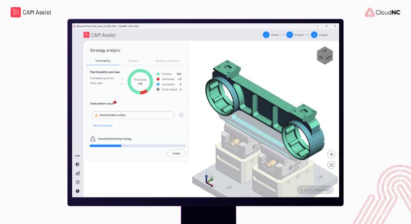 A CAM Assist-et már világszerte több mint 1 000 műhely használja – MI-vel gyorsul a CNC-programozás