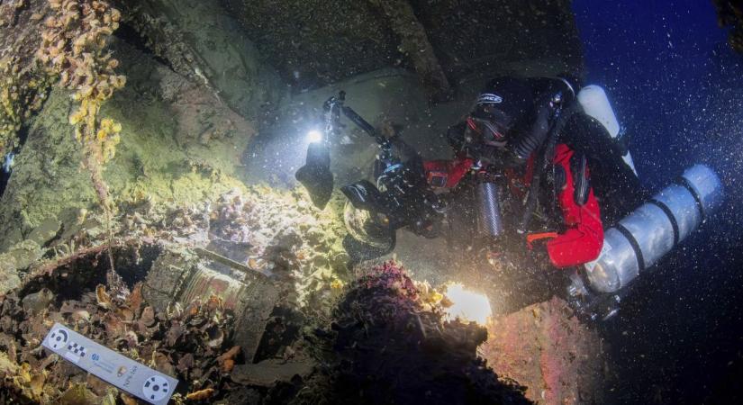 A Titanicnál is nagyobb óriáshajó maradványait találták az óceánban, elképesztő dolgokat hoztak felszínre belőle
