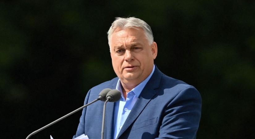 Orbán Viktor a Fidesz frakcióülésen: A Tisza-adó bevezetése egy brüsszeli terv része