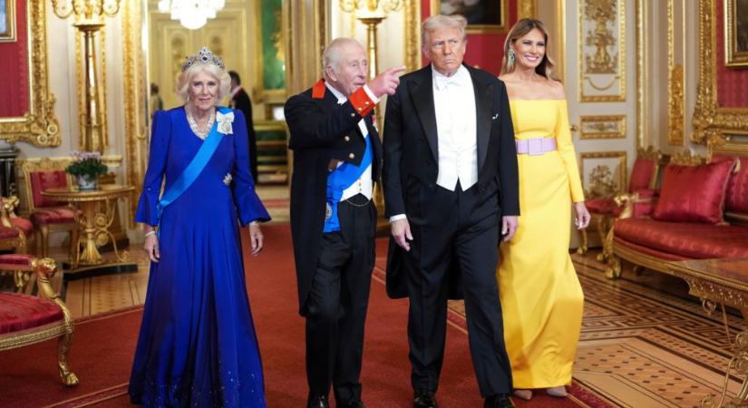 Elismerően szólt Trump konfliktusrendezési törekvéseiről a brit uralkodó