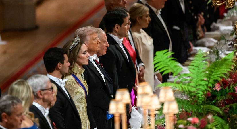 Trump szerepét méltatta a brit uralkodó (VIDEÓ)