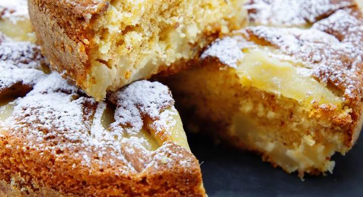 Őszi mandulás-körtés kevert süti: öröm belőle minden falat