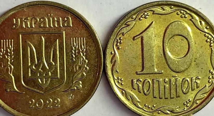 Ukrajnában kivonják a 10 kopijkás érmét a forgalomból