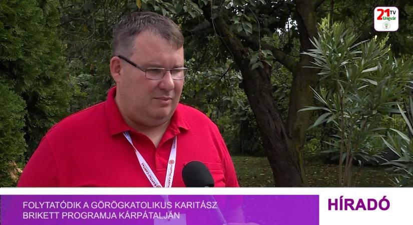 Folytatódik a Görögkatolikus Karitász brikett programja Kárpátalján (videó)