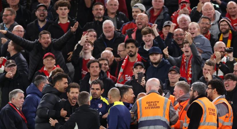 Vizsgálat indul a Liverpool-drukkerek felé köpő Atlético-stábtag ellen