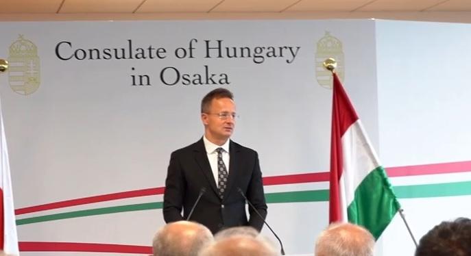 Szijjártó Péter: Magyar konzulátus nyílt Oszakában, japán egyik legfontosabb gazdasági központjában  videó