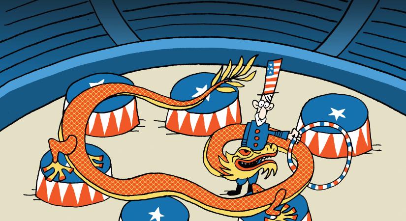 Trumpnak Amerika az első, de mintha nem bánná, ha Kína lenne a másik első