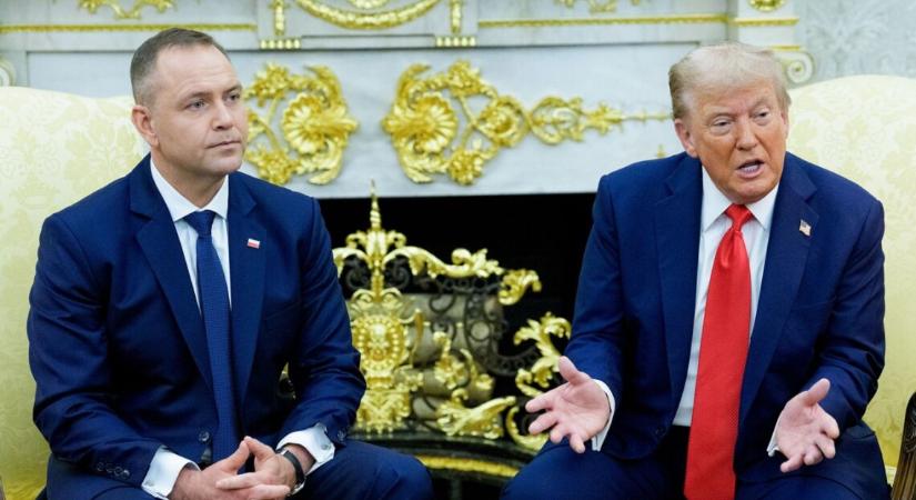 Trump levelet küldött Nawrocki lengyel elnöknek
