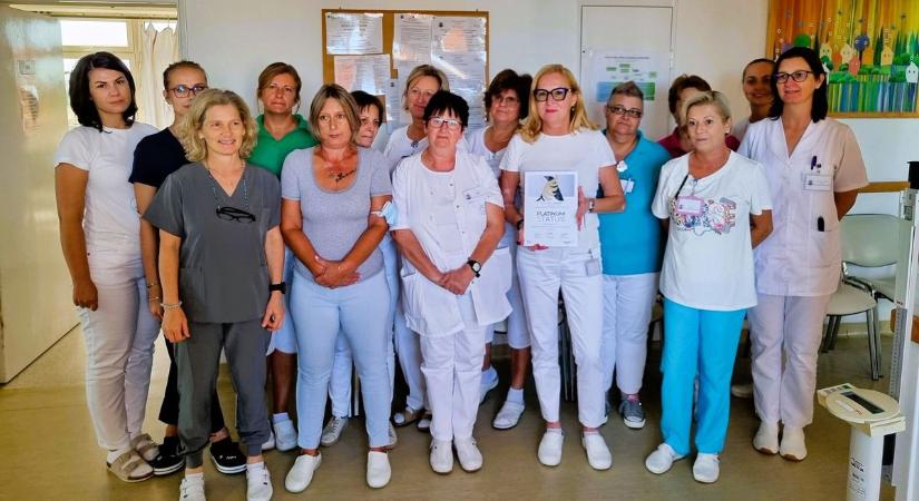 Rangos díj: gyógyításban az élen a zalai város kórháza