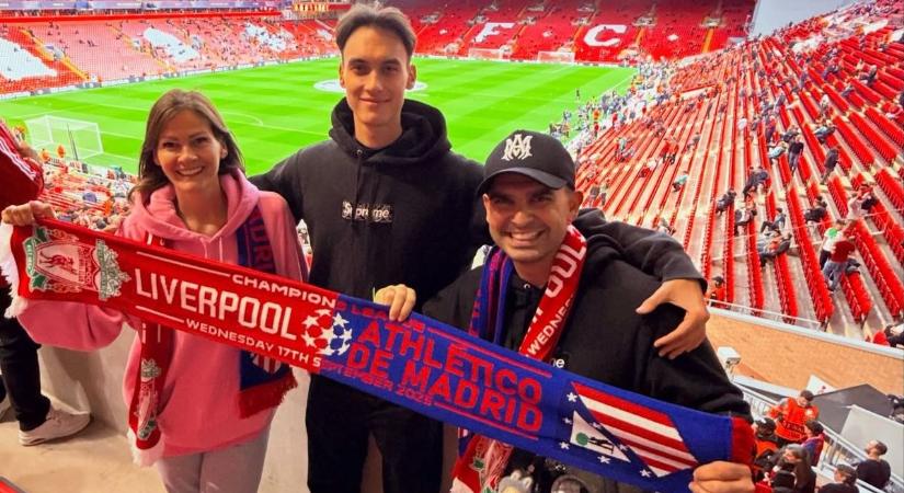 Gólok, nevetés, család: Liverpoolban ünnepelt Horváth Tamás és családja