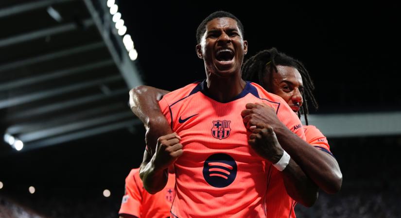 Két klasszis Rashford-gól után nyert Angliában a Barca