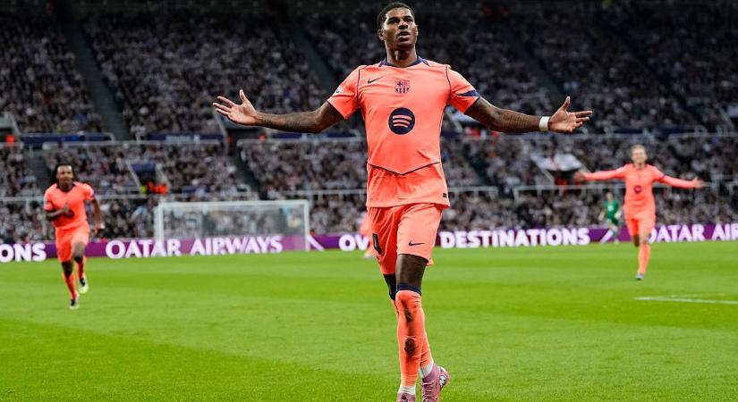 BL: Rashford duplájával nyert az FC Barcelona a Newcastle otthonában – videóval