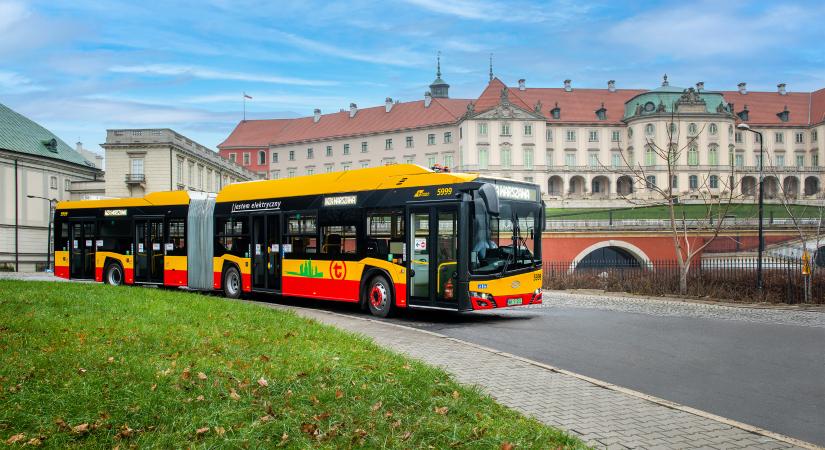 Varsó újabb 79 db elektromos autóbuszt rendel