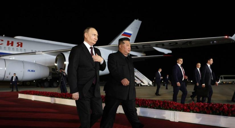 Diplomáciai csörte Putyin és Kim Dzsongun között: Észak-Korea több viszonzást várna Oroszország támogatásáért