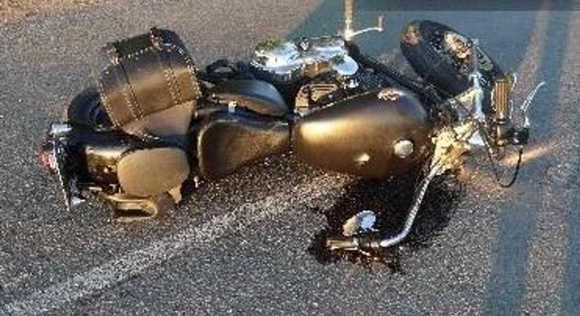 Nagy hibát követett el a motoros Hevesben – csoda, hogy ennyivel megúszta