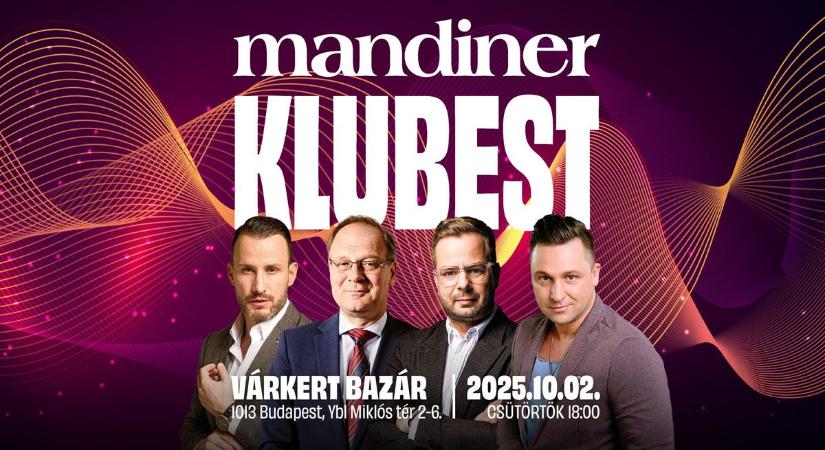 Mandiner Klubest a Várkert Bazárban: közélet, koncert, nyeremények egy helyen!