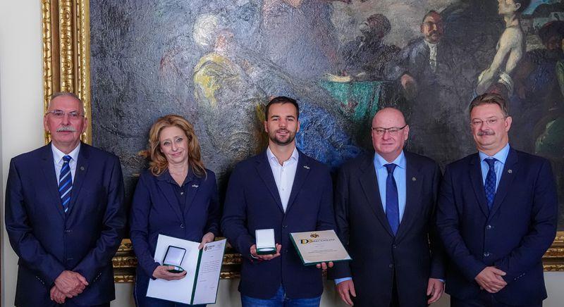Kitüntetést vehetett át Kapu Tibor Debrecenben