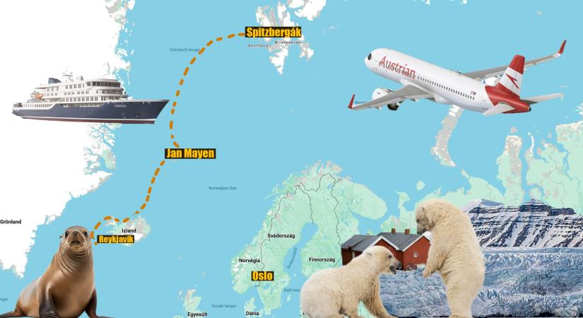 21 napos expedíciós hajóút Izland, Jan Mayen és Spitzbergák érintésével
