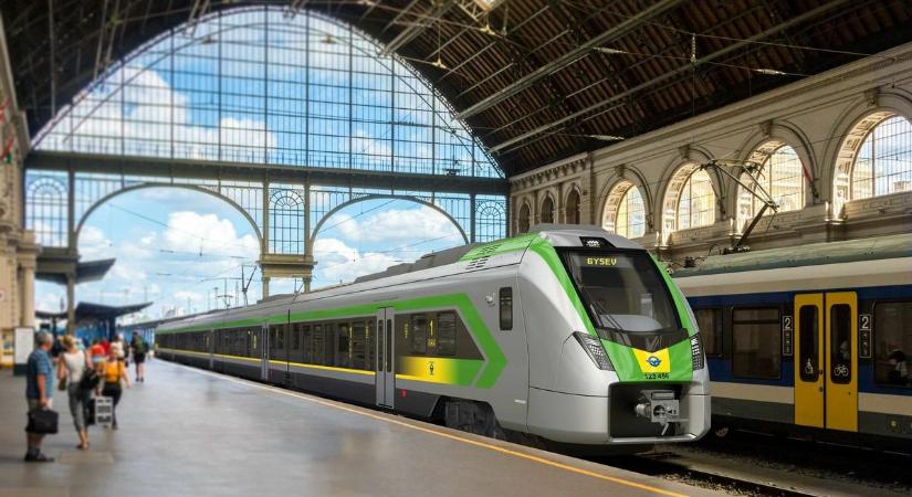 Hivatalos: a Stadler bemutatta Magyarország új motorvonatait, így fognak kinézni – még ételautomaták is lesznek rajta, 160-nal fognak menni