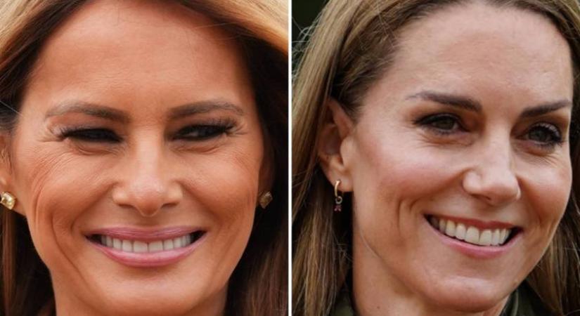 Melania Trump és Katalin hercegné összeöltöztek: Fotókon, ahogy Windsorban találkoztak