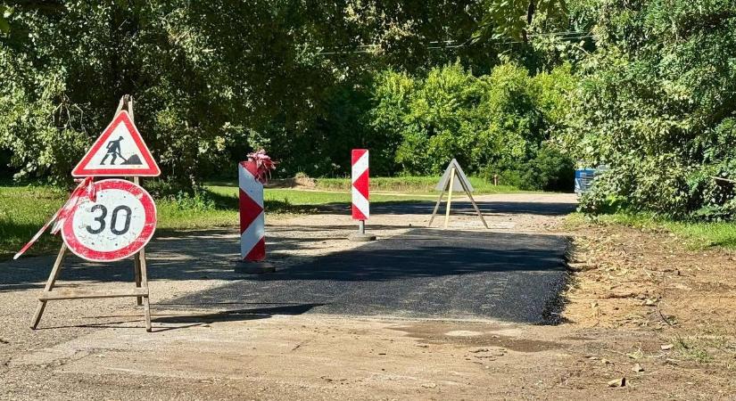 Javítják Tiszafüred útjait: itt zajlik a munka