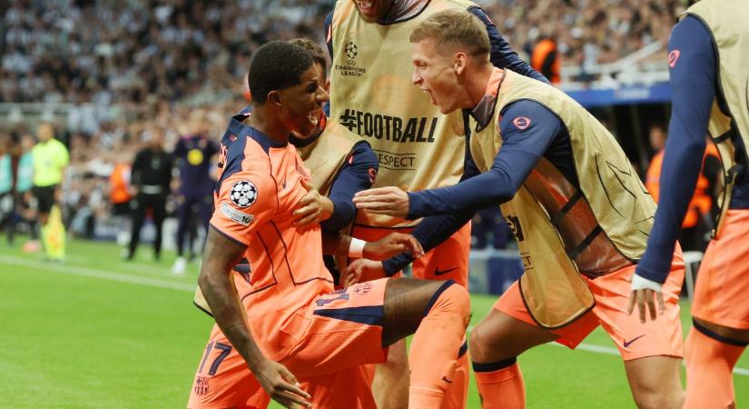 Rashford duplája történelmi rajtot hozott a Barcelonának a Bajnokok Ligájában