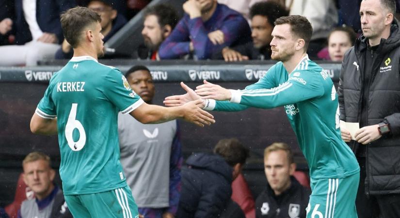 Kerkez nehéz kezdése új esélyt adhat Robertsonnak a Liverpoolban