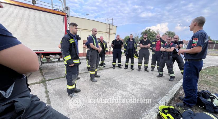 Füzesgyarmati Önkéntes Tűzoltó Egyesület sikeres éves minősítő gyakorlatot hajtott végre