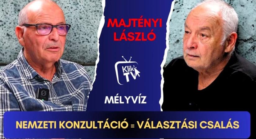 Nemzeti konzultáció  választási csalás? – Majtényi László kemény szavai