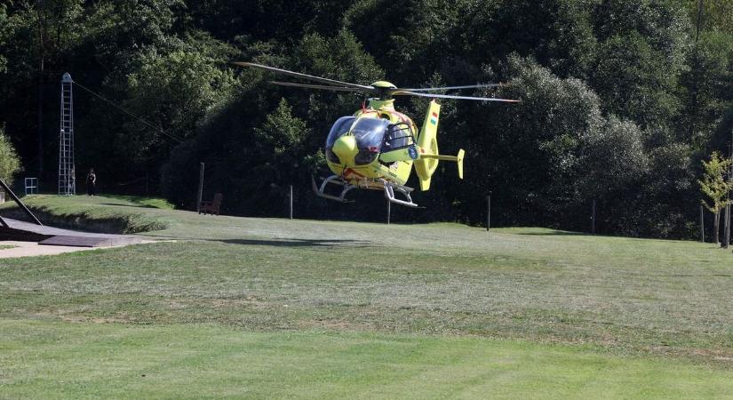 Időben landolt a mentőhelikopter Hajmáson