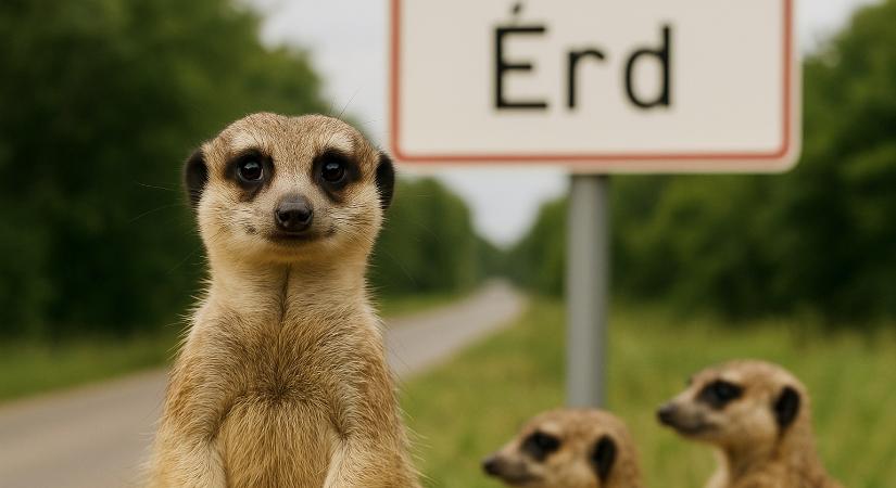 Szurikáták ágaskodnak Érden
