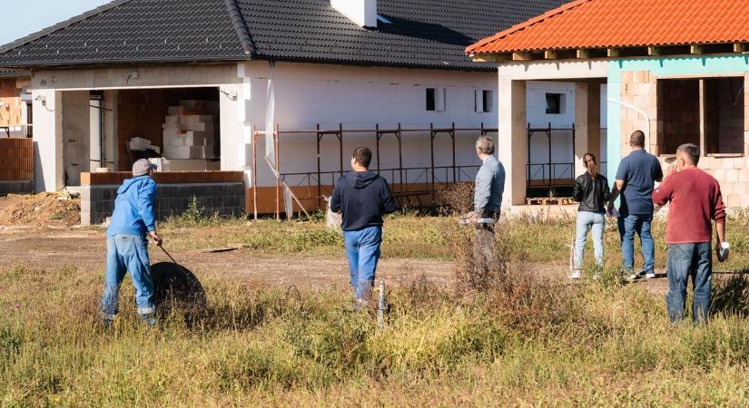 Víz, szennyvíz és gáz már van ebben az új, északi lakóövezetben
